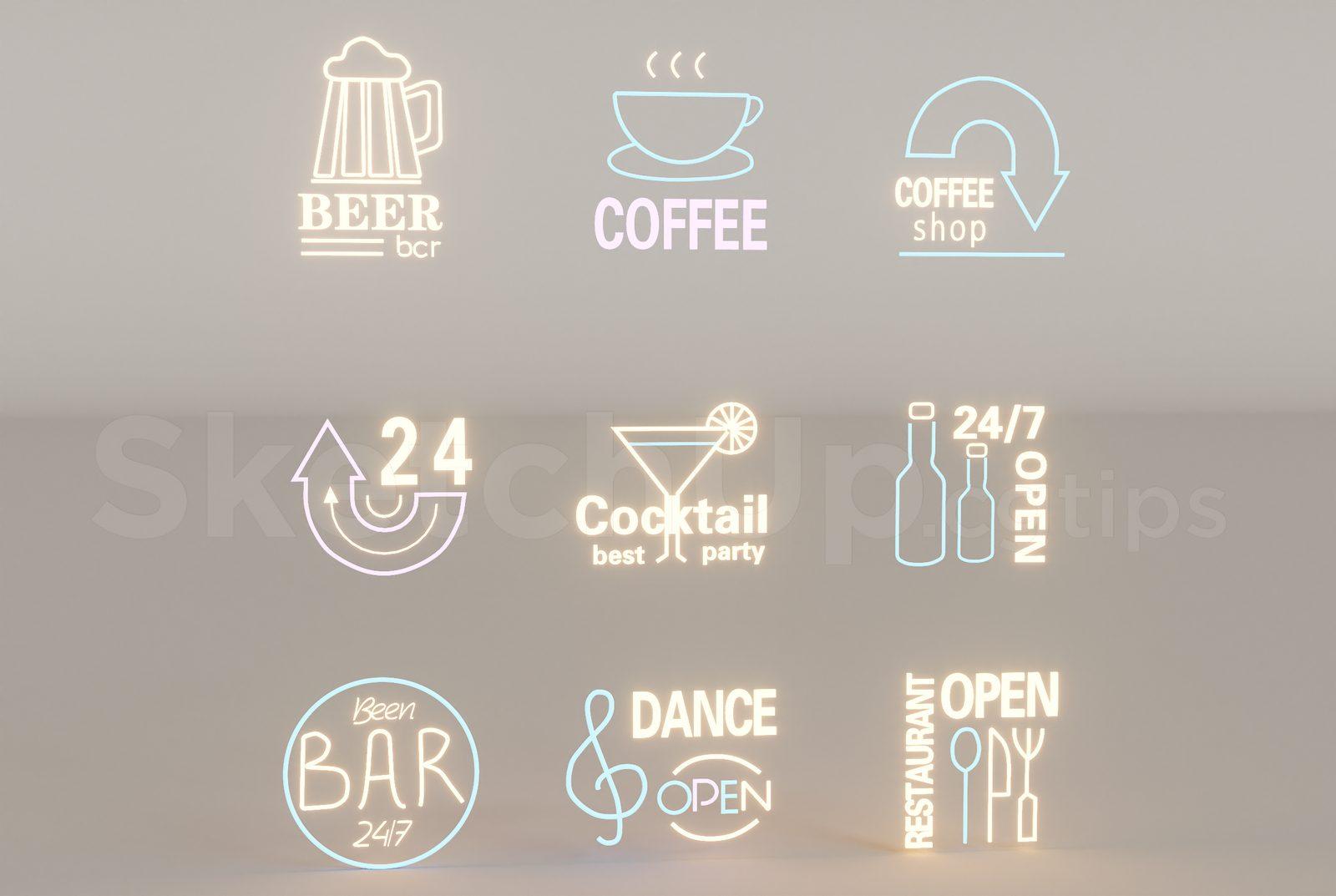 Neon Light Set