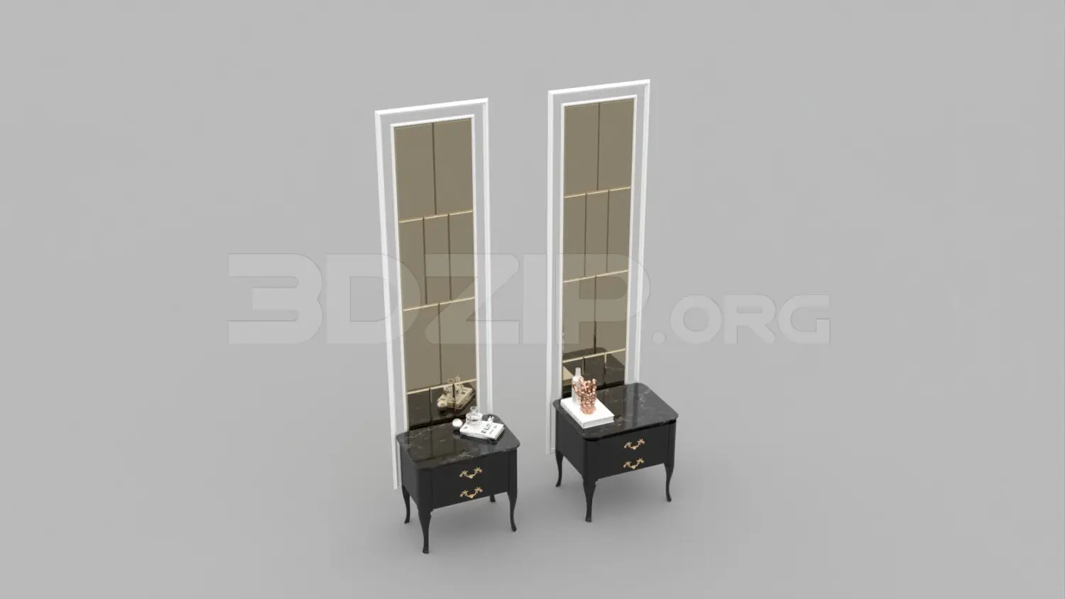 Decorative Set — preview 1 (3dzip, CC0)