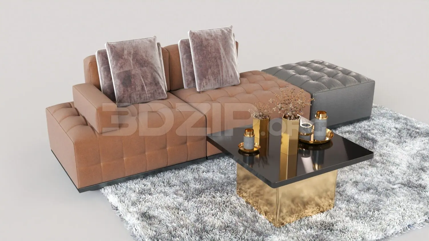 Sofa — preview 1 (3dzip, CC0)