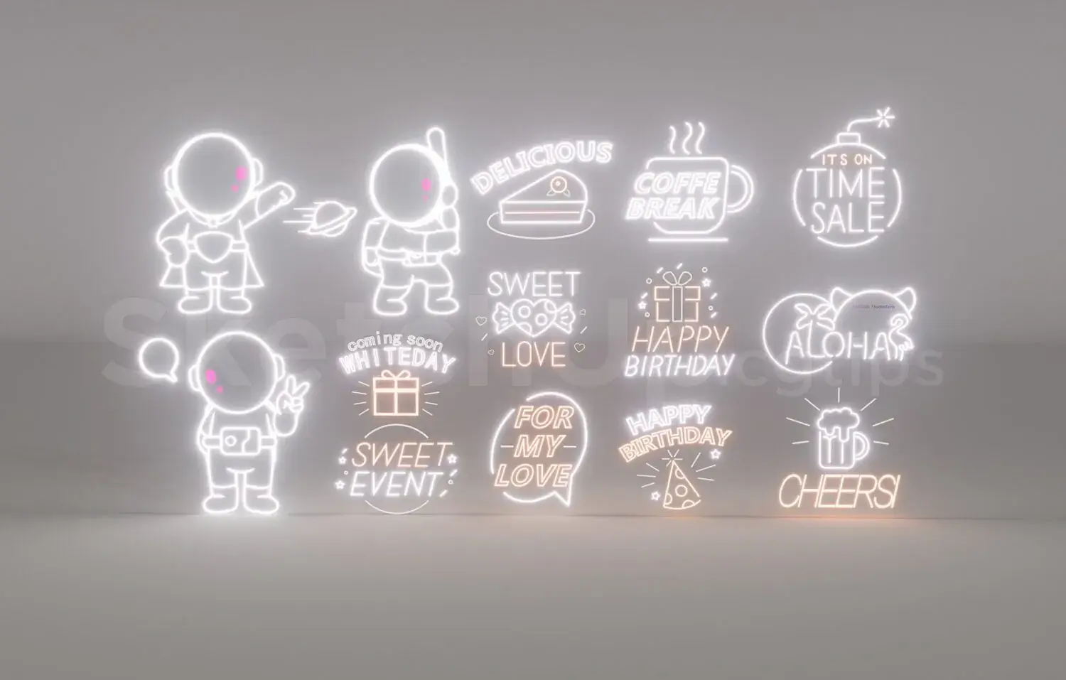 Neon Light Set