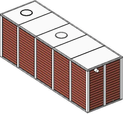 Tank UniqueModular 5Bay 5700Litre — preview 1, by Peter Latemore (RevitCity, CC0)