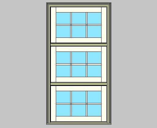 Kolbe Ultra Series Push-out Awning 1-Wide x 3-High Units