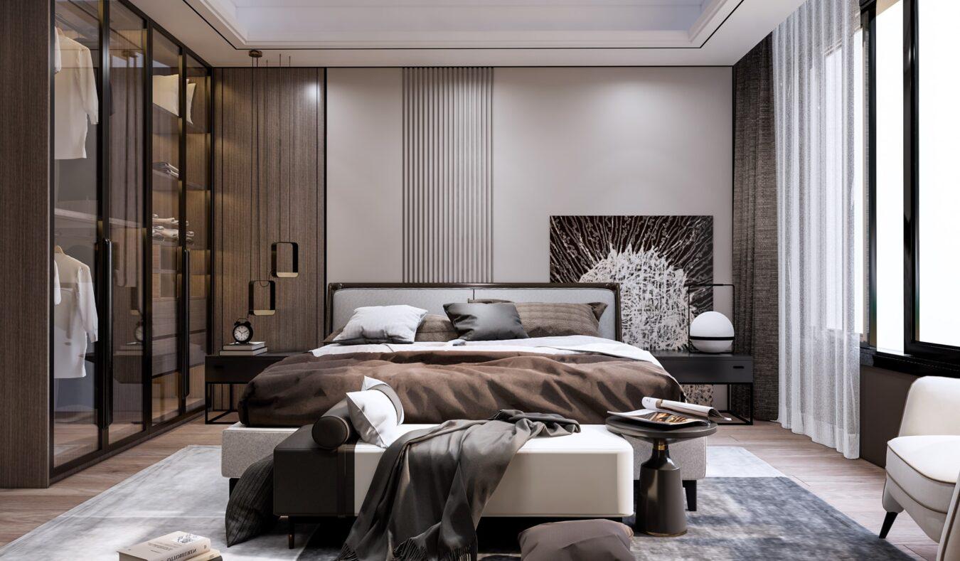 Interior Bedroom Scene
