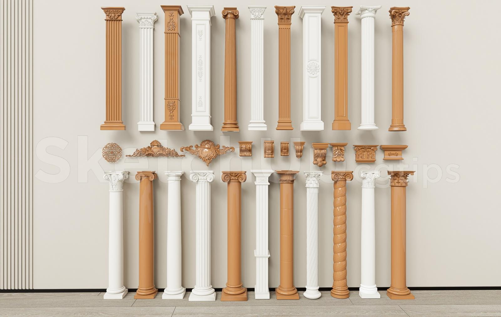 Classical Columns and Pillars Collection