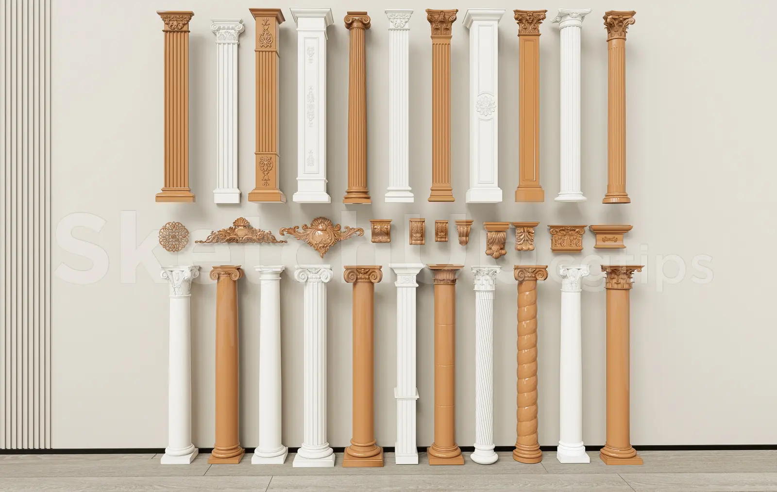 Classical Columns and Pillars Collection