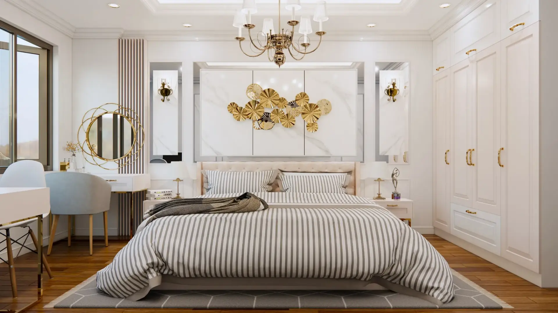 Interior Bedroom Scene