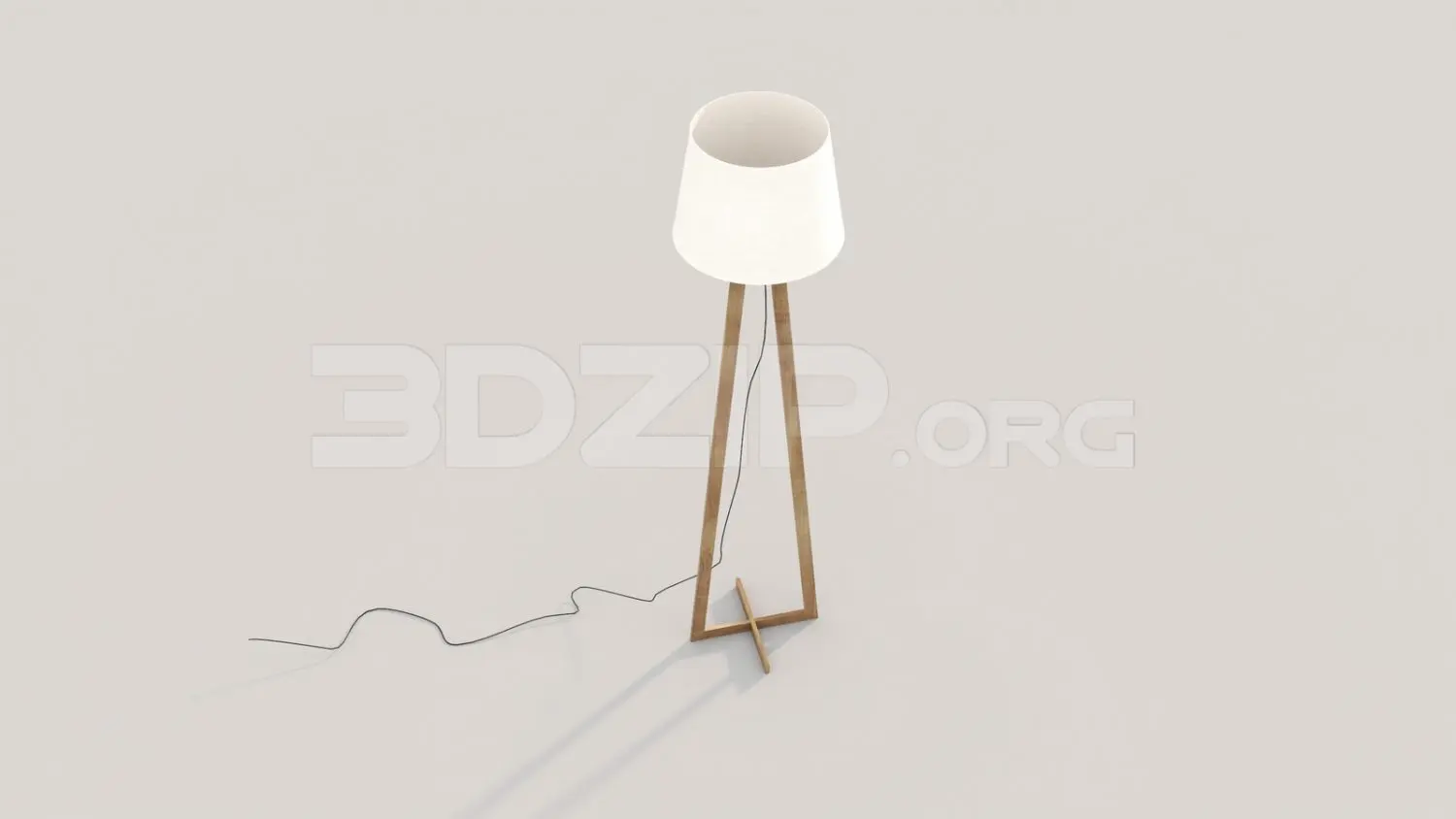 Floor Lamp — preview 1 (3dzip, CC0)