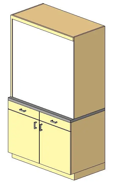 Learning Wall - Marker Board Hutch