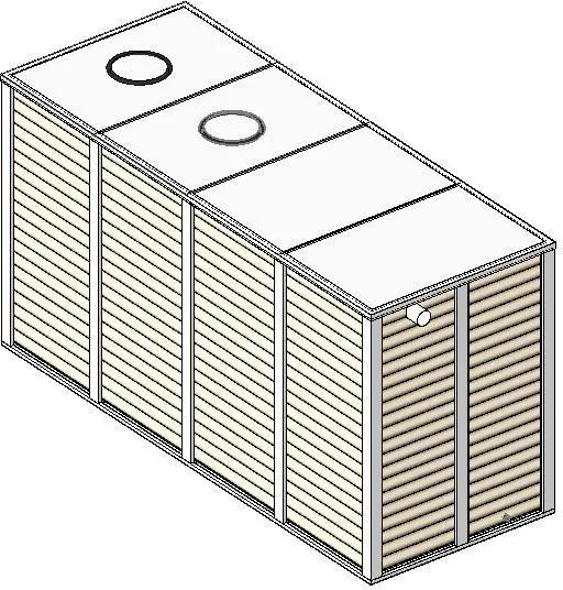 Tank UniqueModular 4Bay 5500Litre