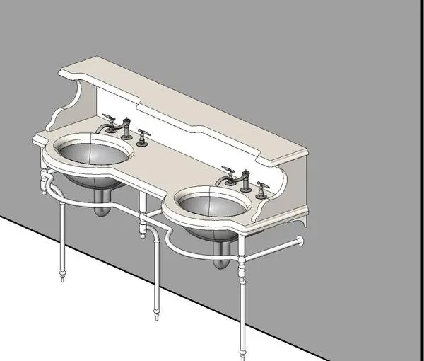 Bathroom Vanity Marble Washstand