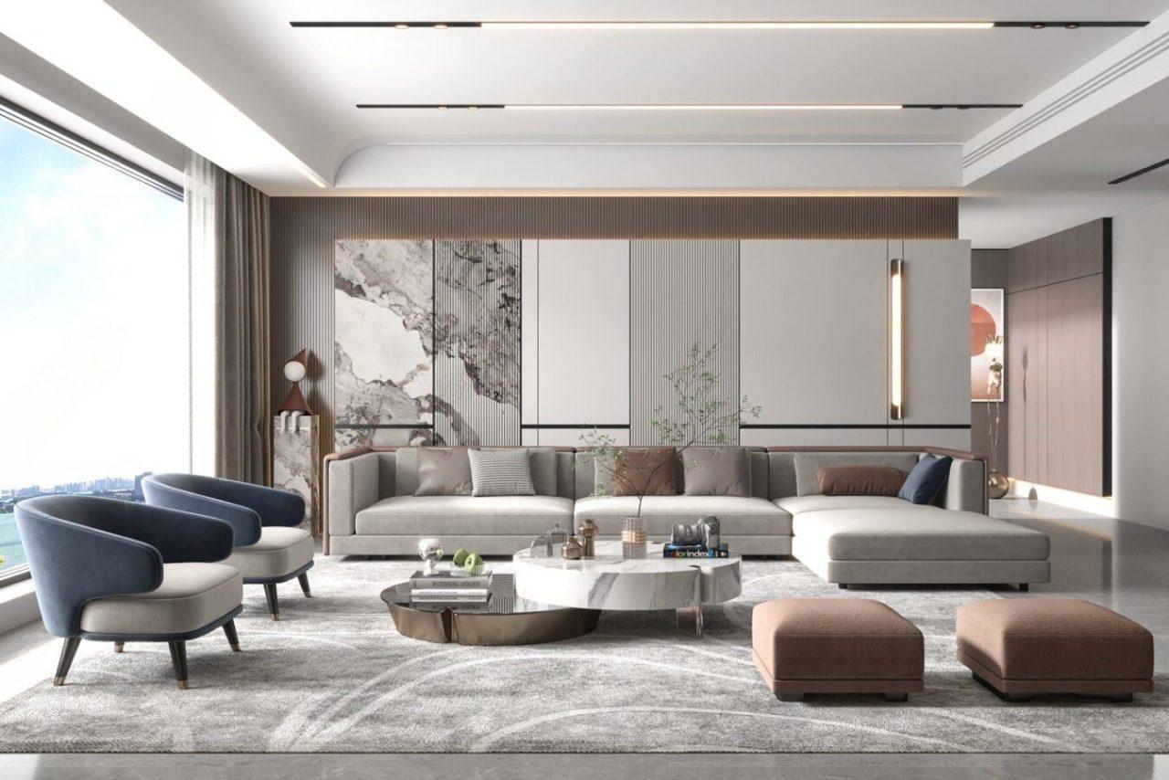 Living Room Interior — preview 1, by Tran Duc (cgtips)