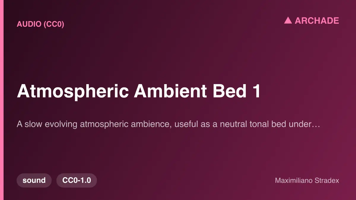 Atmospheric Ambient Bed 1