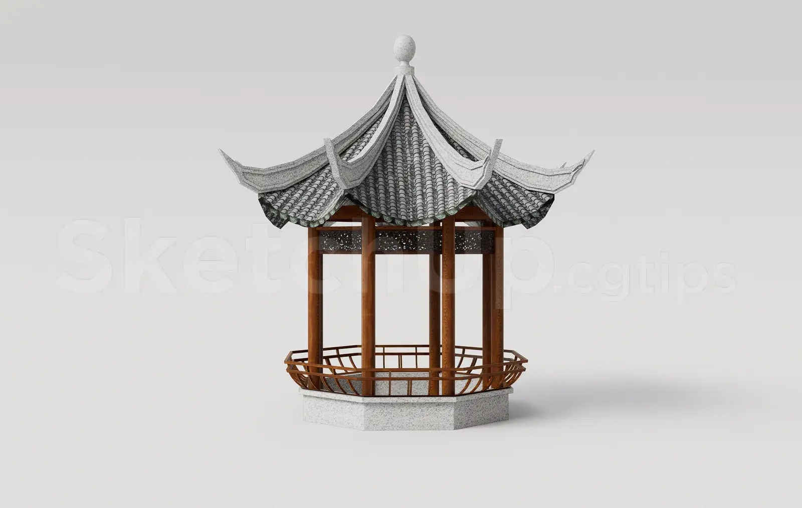 Traditional Asian Gazebo