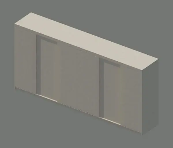 Wardrobe-Sliding leaf