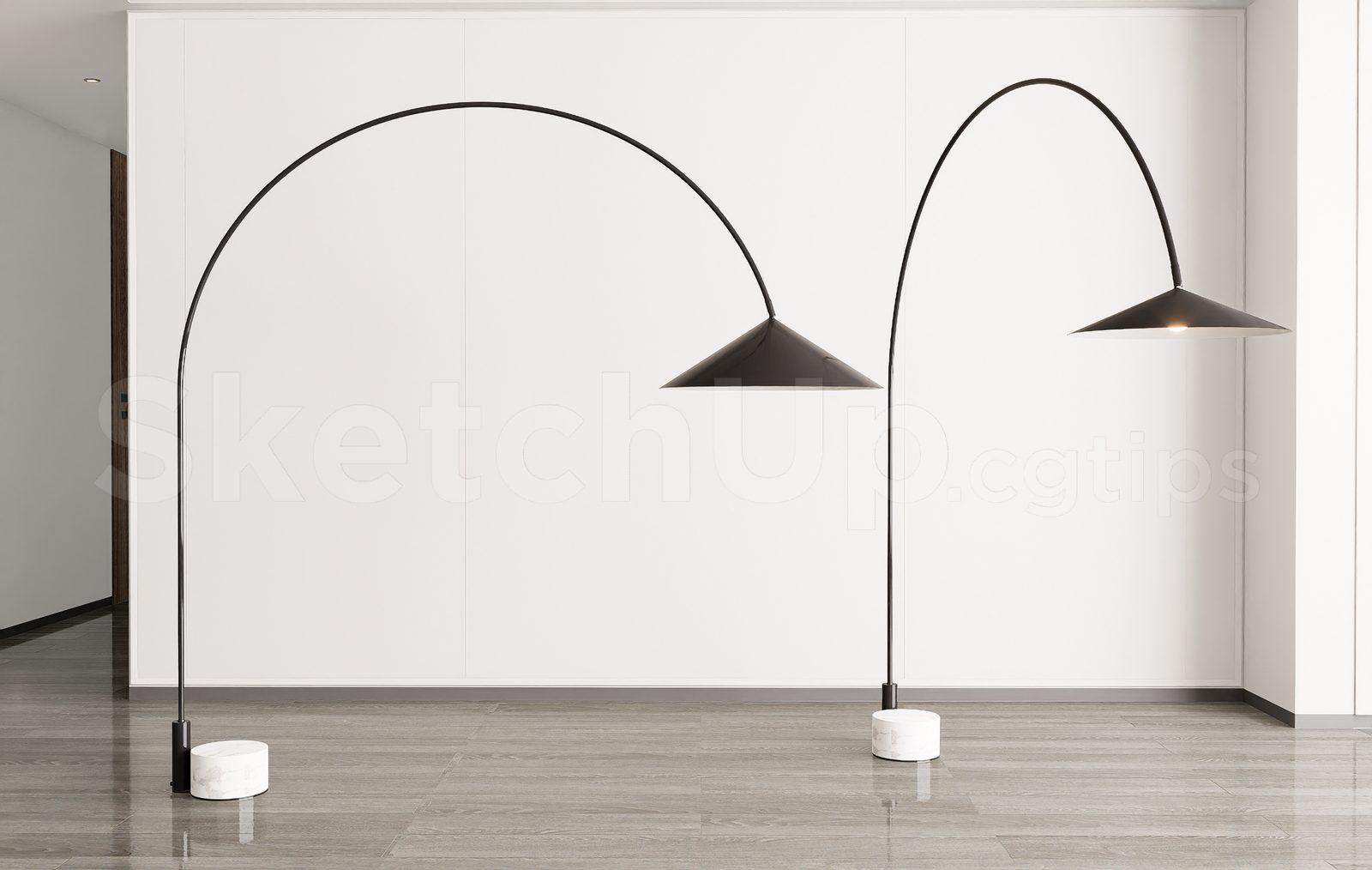 Floor Lamp Model Download for Interior Projects — preview 1 (cgtips)