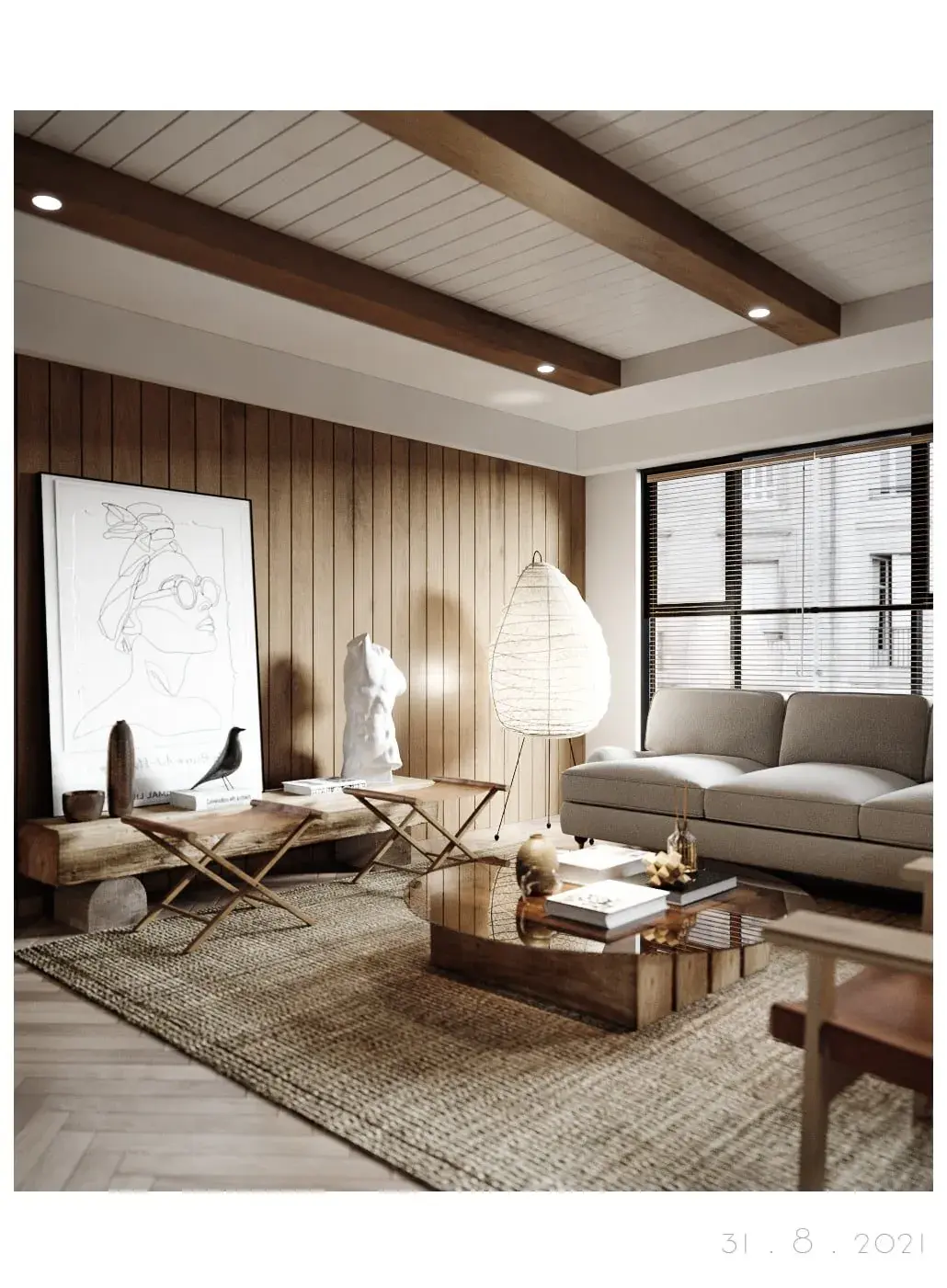 Interior Living- Kitchenroom Scene