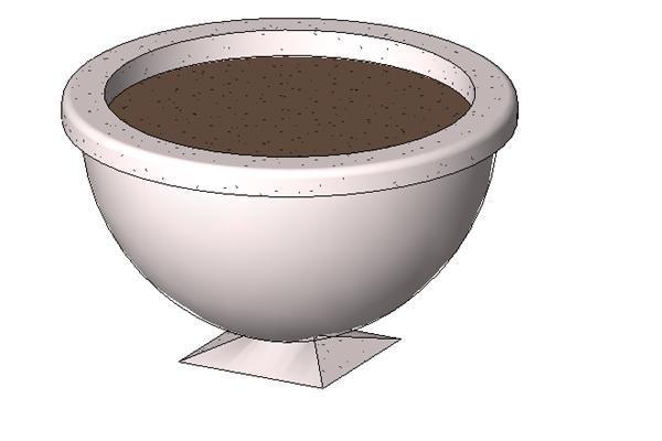 Planting Urn with Dirt