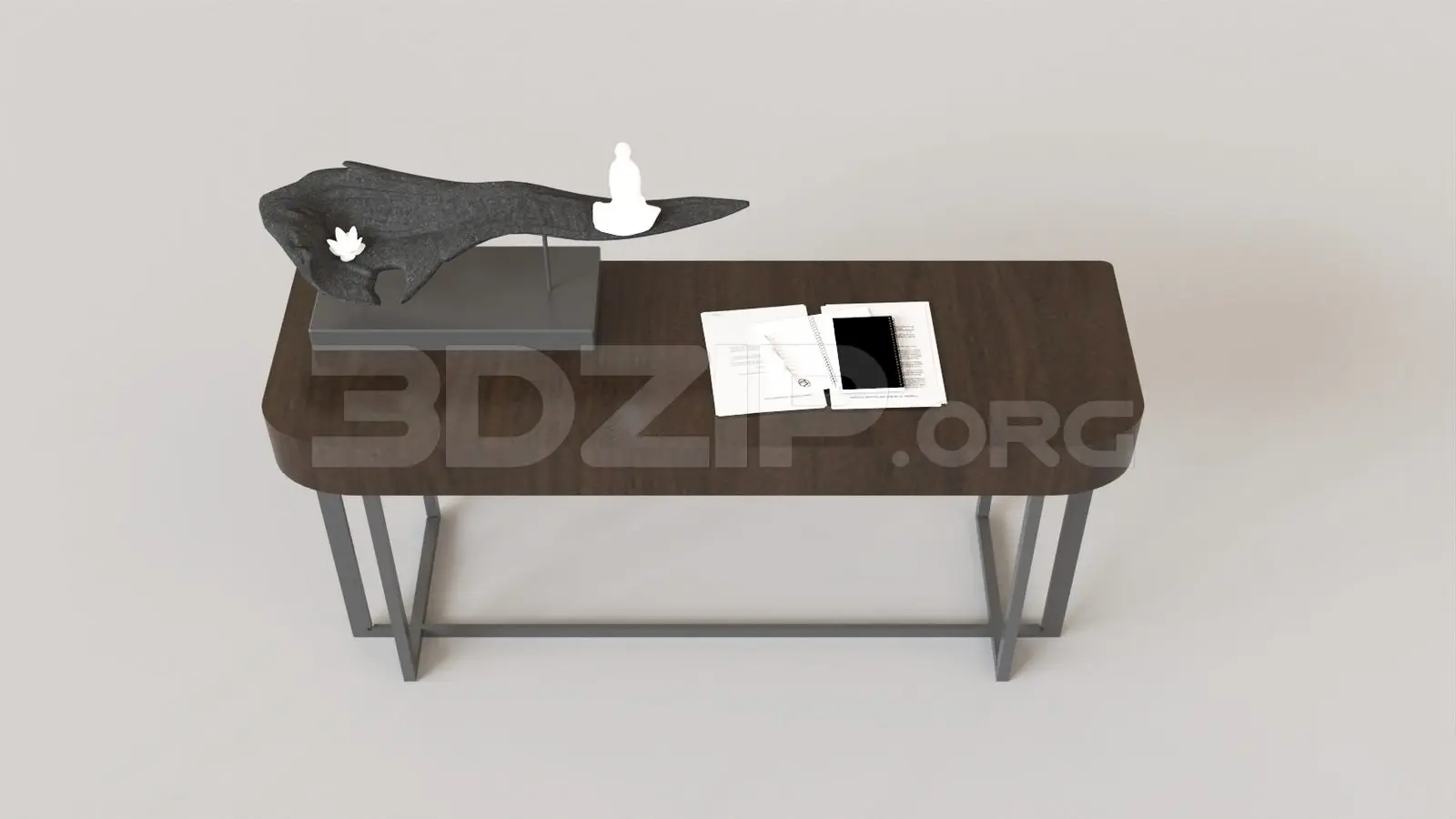 Work Desk — preview 1 (3dzip, CC0)