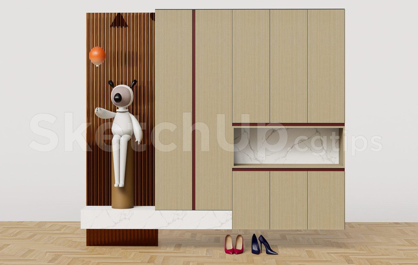 Shoe Cabinet — preview 1 (cgtips)