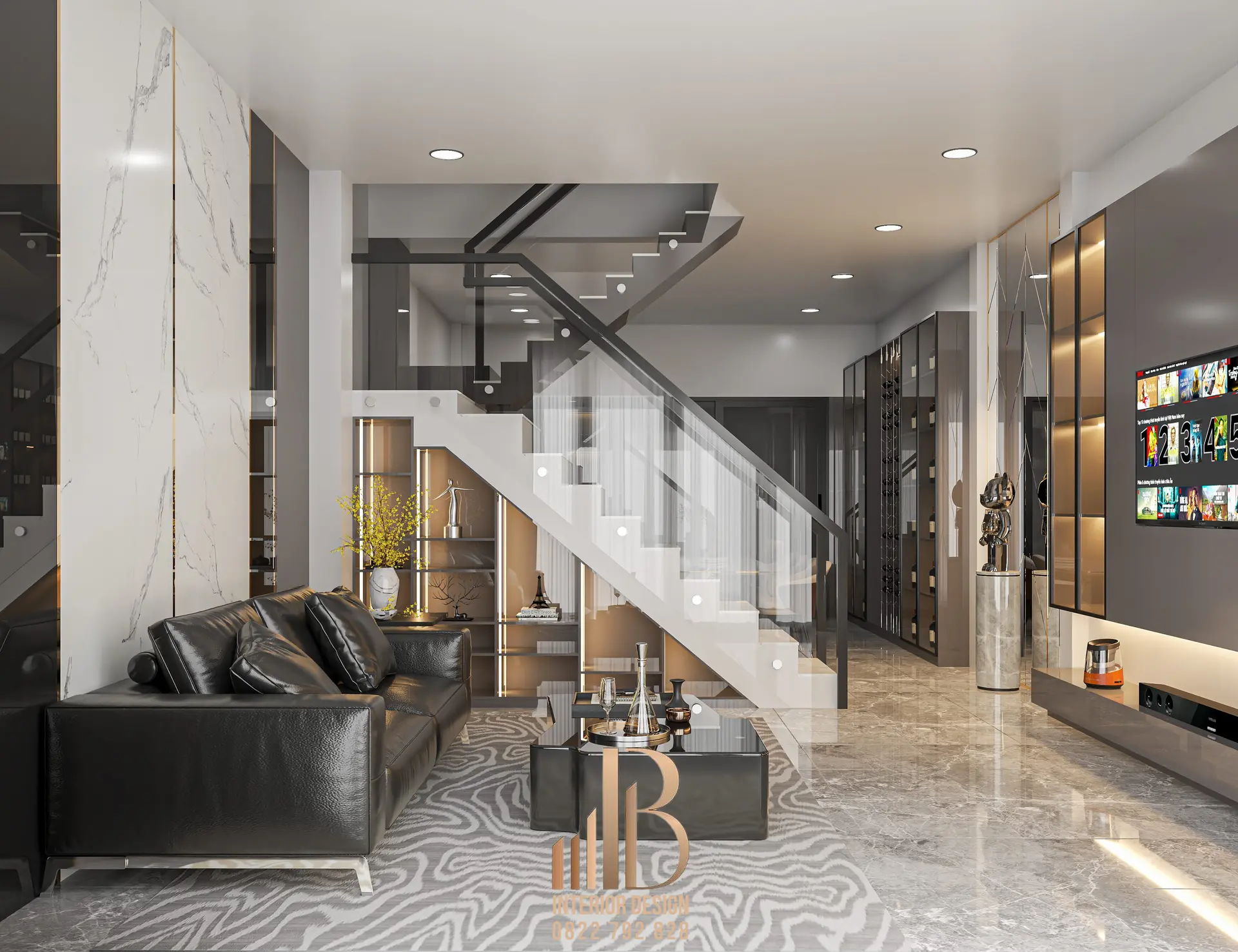 Living Room- Kitchen Interior