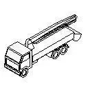 Concrete Boom Pump Truck — preview 1, by Revit 5.1 Subscription Library (RevitCity, CC0)
