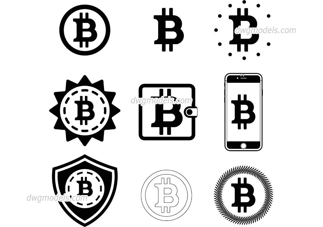 Bitcoin free vector logos