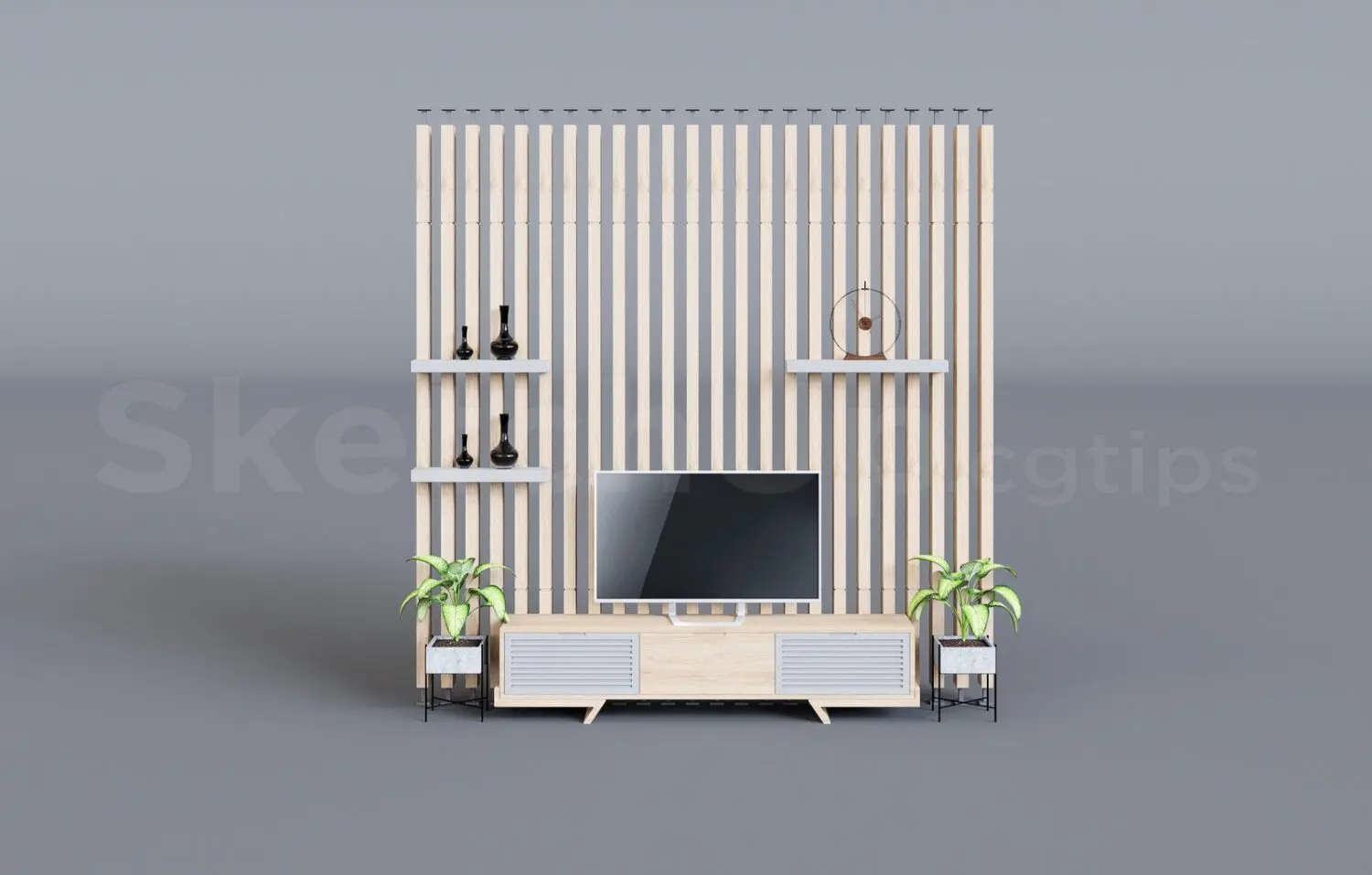 TV Wall — preview 1 (cgtips, CC0)