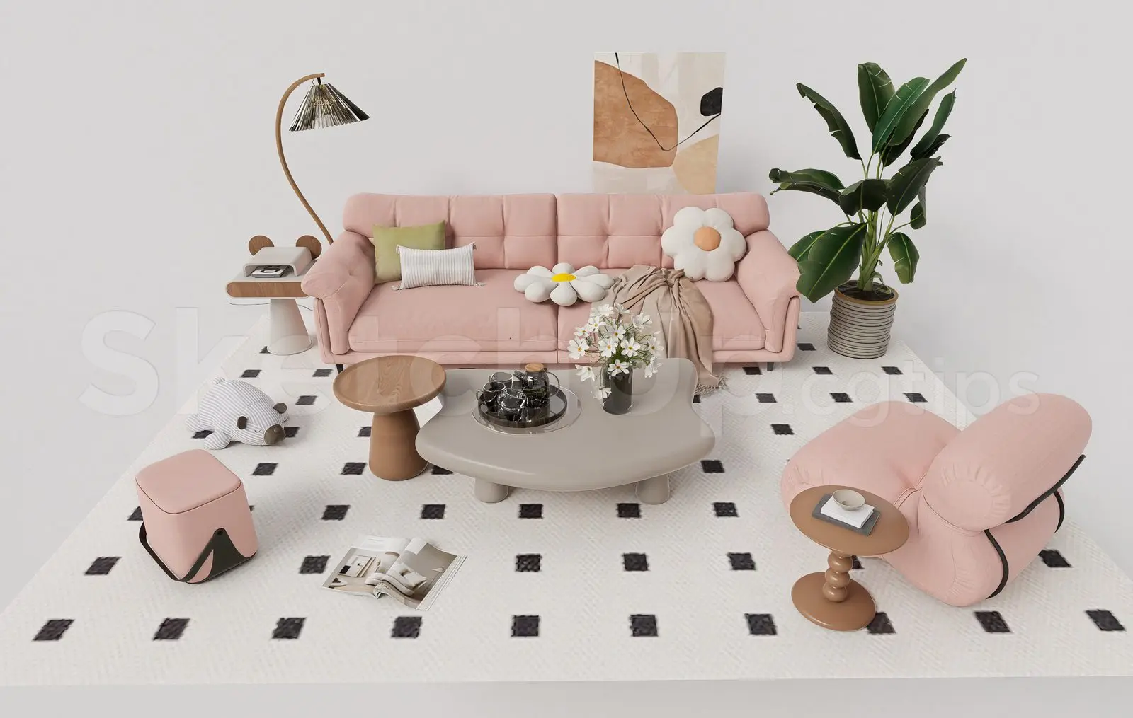 Combo Sofa — preview 1 (cgtips)