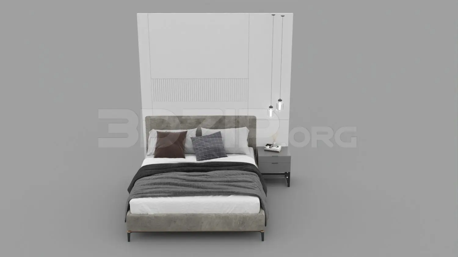 Bed — preview 1, by Nguyen Ngoc Tung (3dzip)
