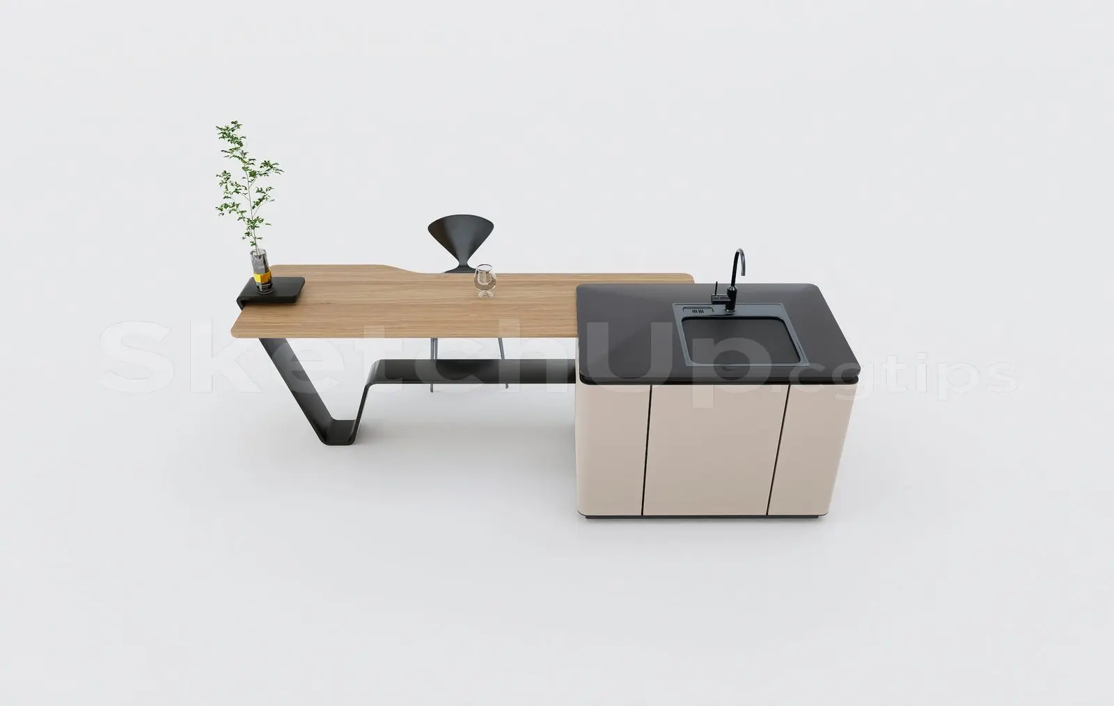 Kitchen Island — preview 1 (cgtips)