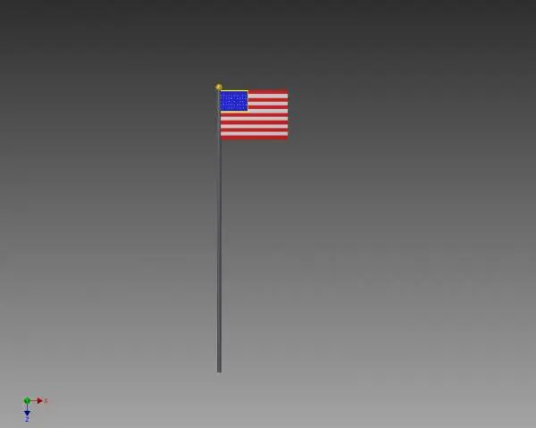 American Flag — preview 1, by BigMike60 (RevitCity, CC0)