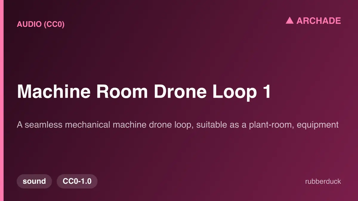 Machine Room Drone Loop 1