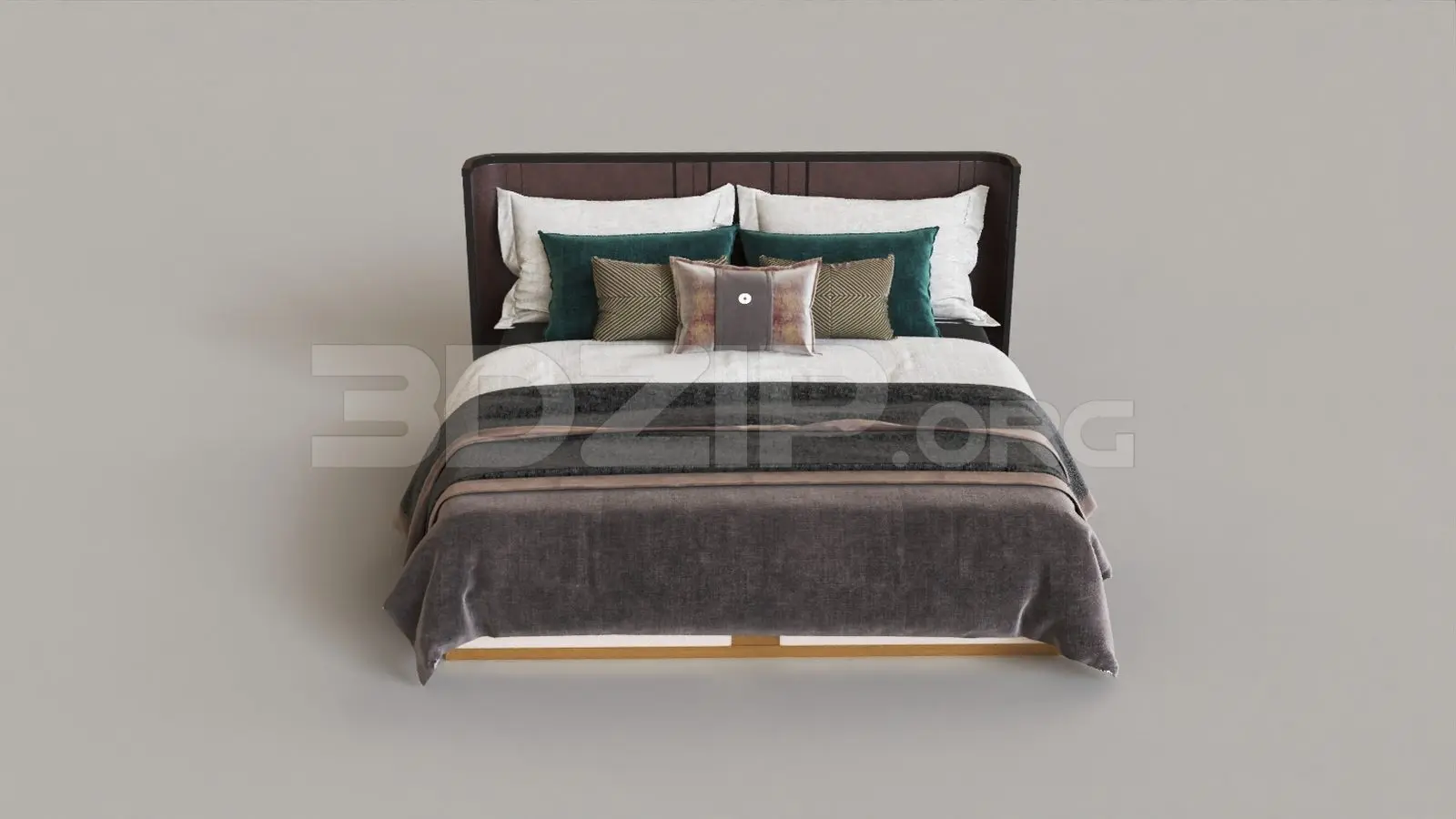 Bed — preview 1 (3dzip, CC0)
