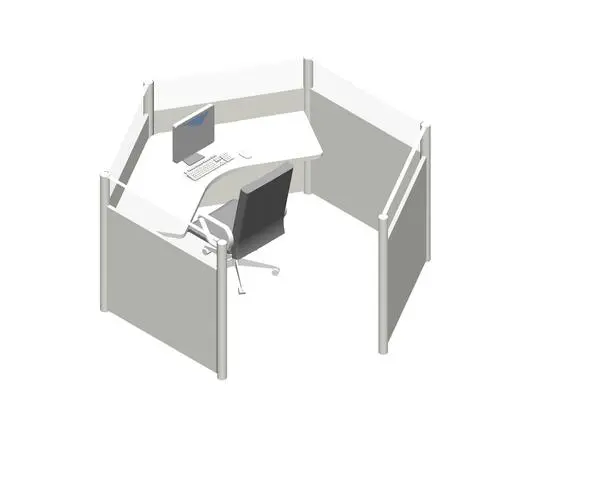 Teknion 48 Sq Foot Workstation