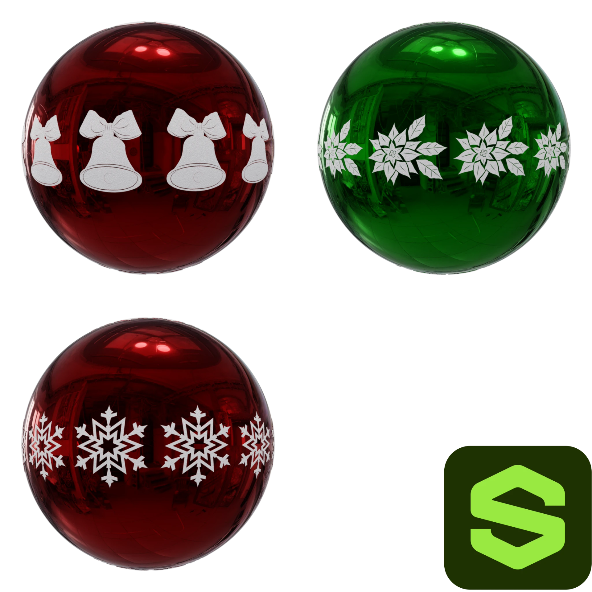 Christmas Tree Ornament Substance 002