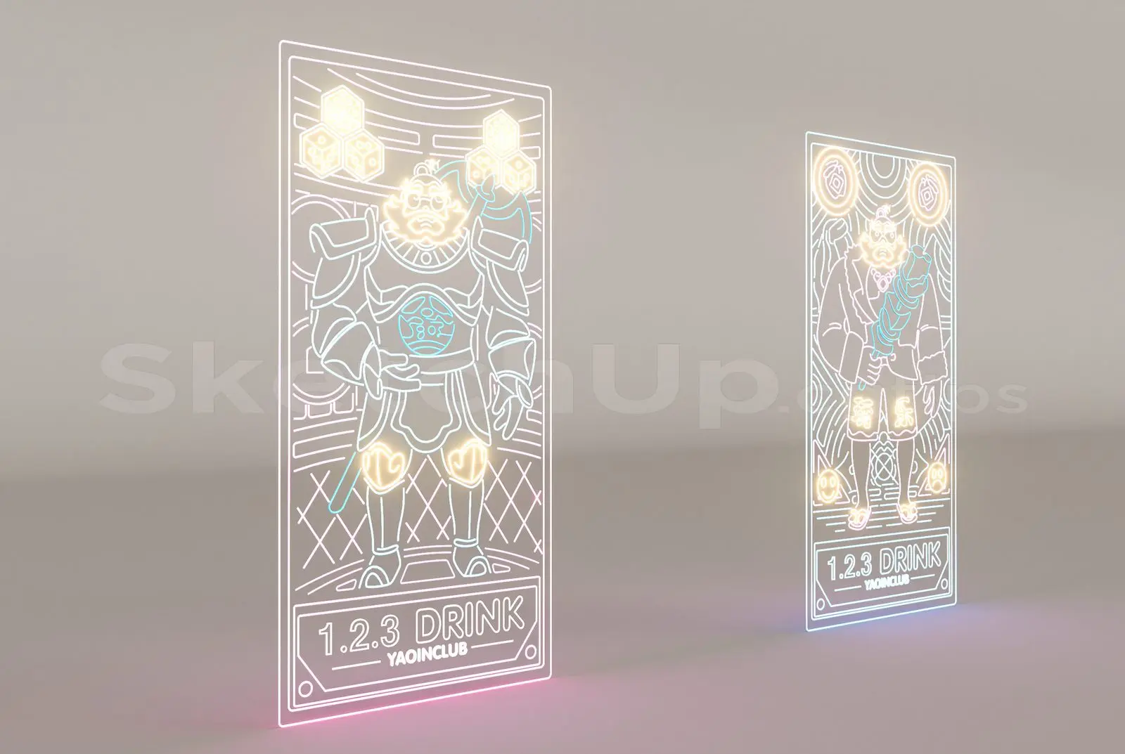 Neon Light Set — preview 1 (cgtips)