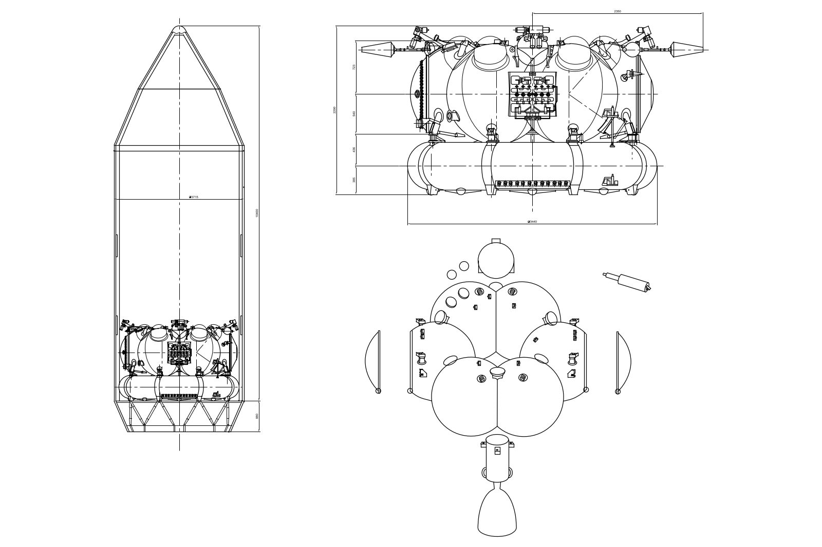 Upper stage of Fregat