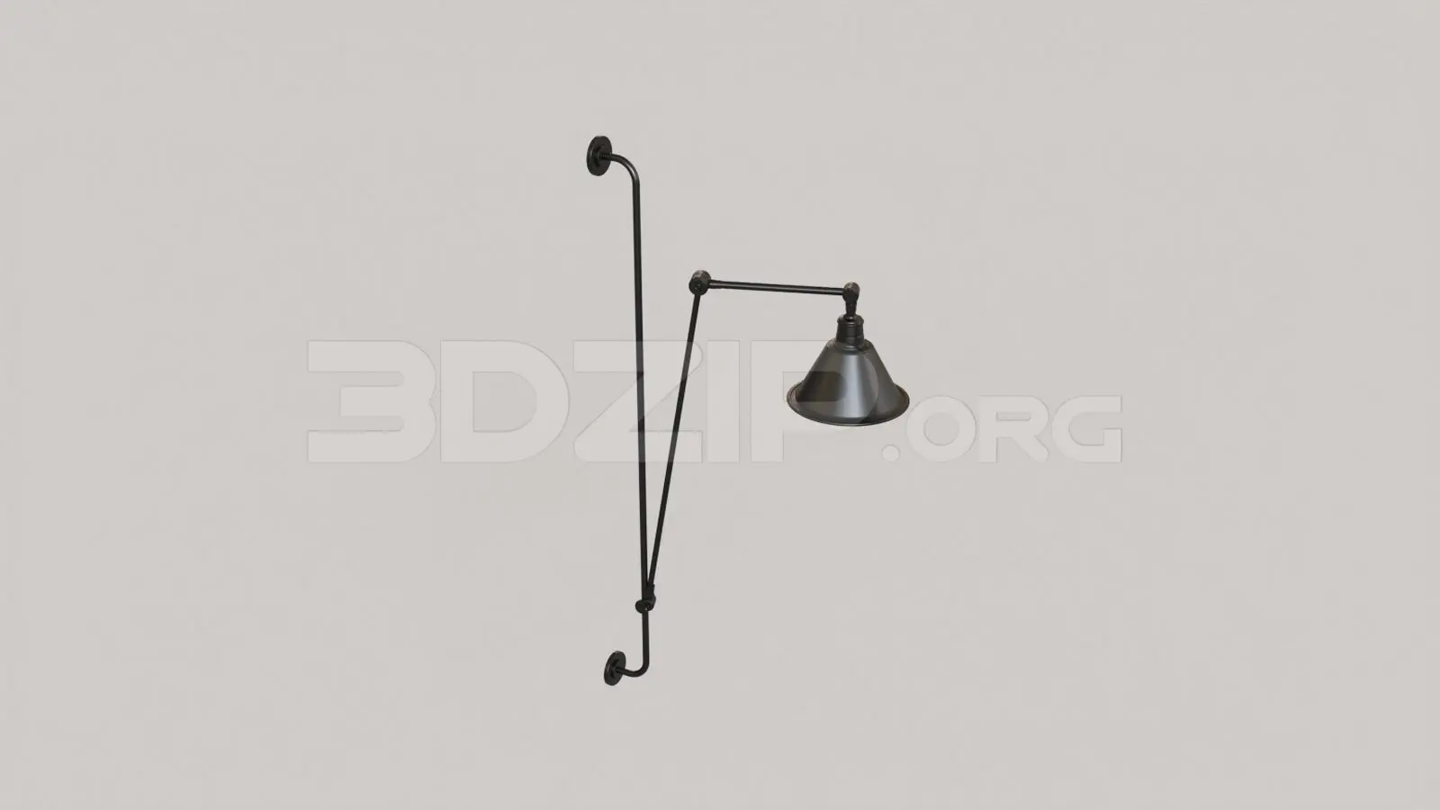Wall Lamp — preview 1 (3dzip, CC0)