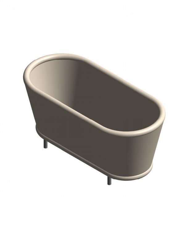 3D Stand Alone Bathtub