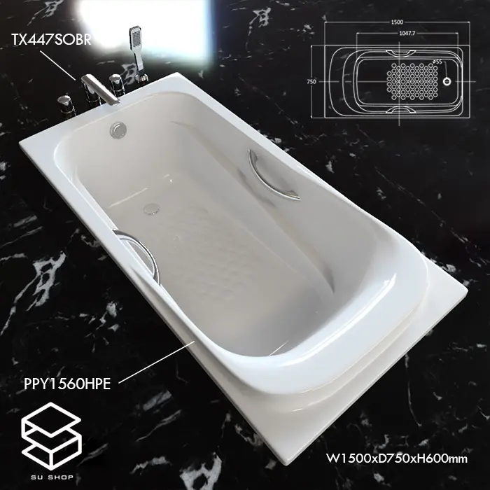 Bathtub — preview 1 (cgtips)