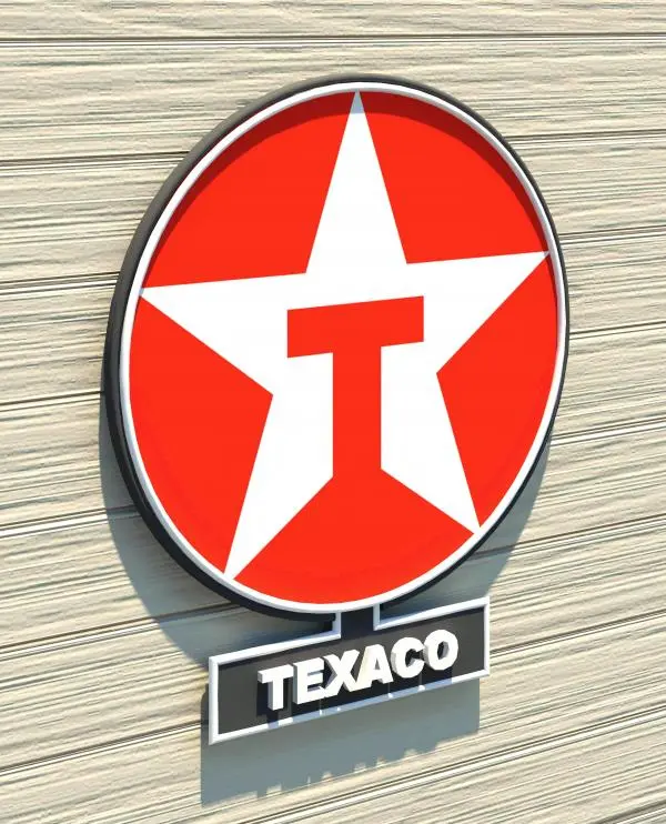 Texaco Shop Sign