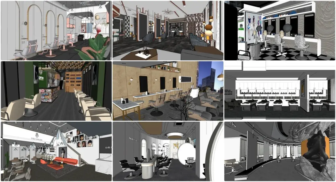 Beauty salon Interior