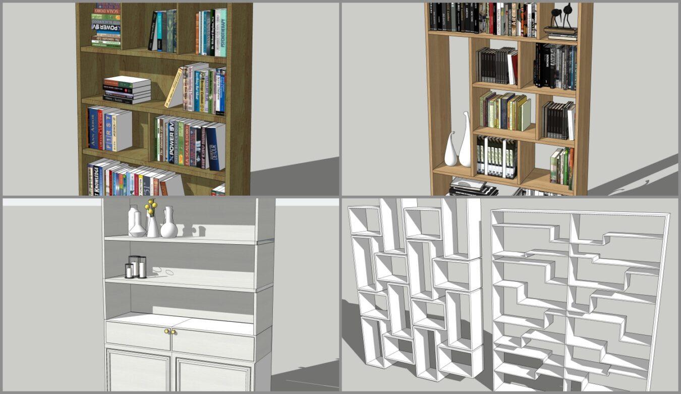 Combo Decorate Bookself