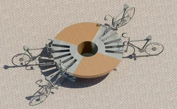 Akrimee_bicycle Rack With Seating