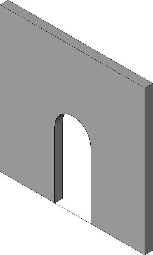 Non-Cased Opening Arch