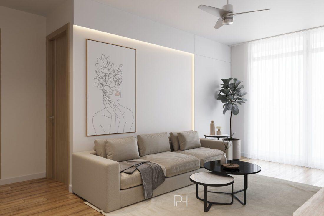 Interior Kitchen – Livingroom 256 Scene