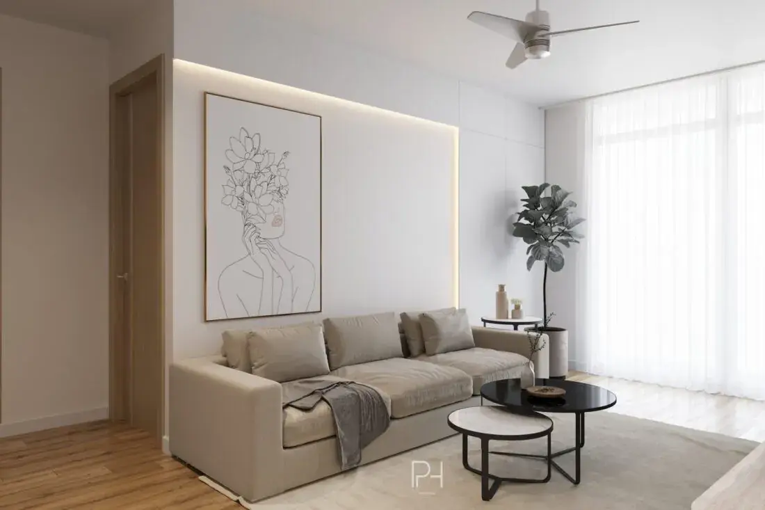 Interior Kitchen – Livingroom 256 Scene