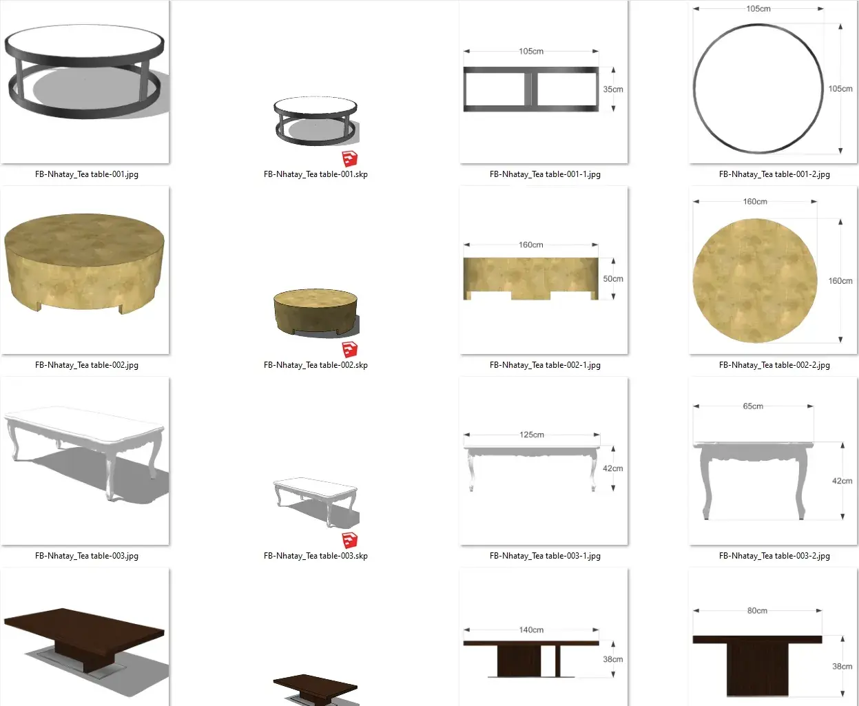 Tea tables