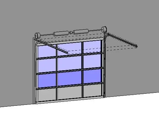 Clopay Commercial Sectional Overhead Garage Door - Model 902 — preview 1, by Clopay Building Products (RevitCity, CC0)