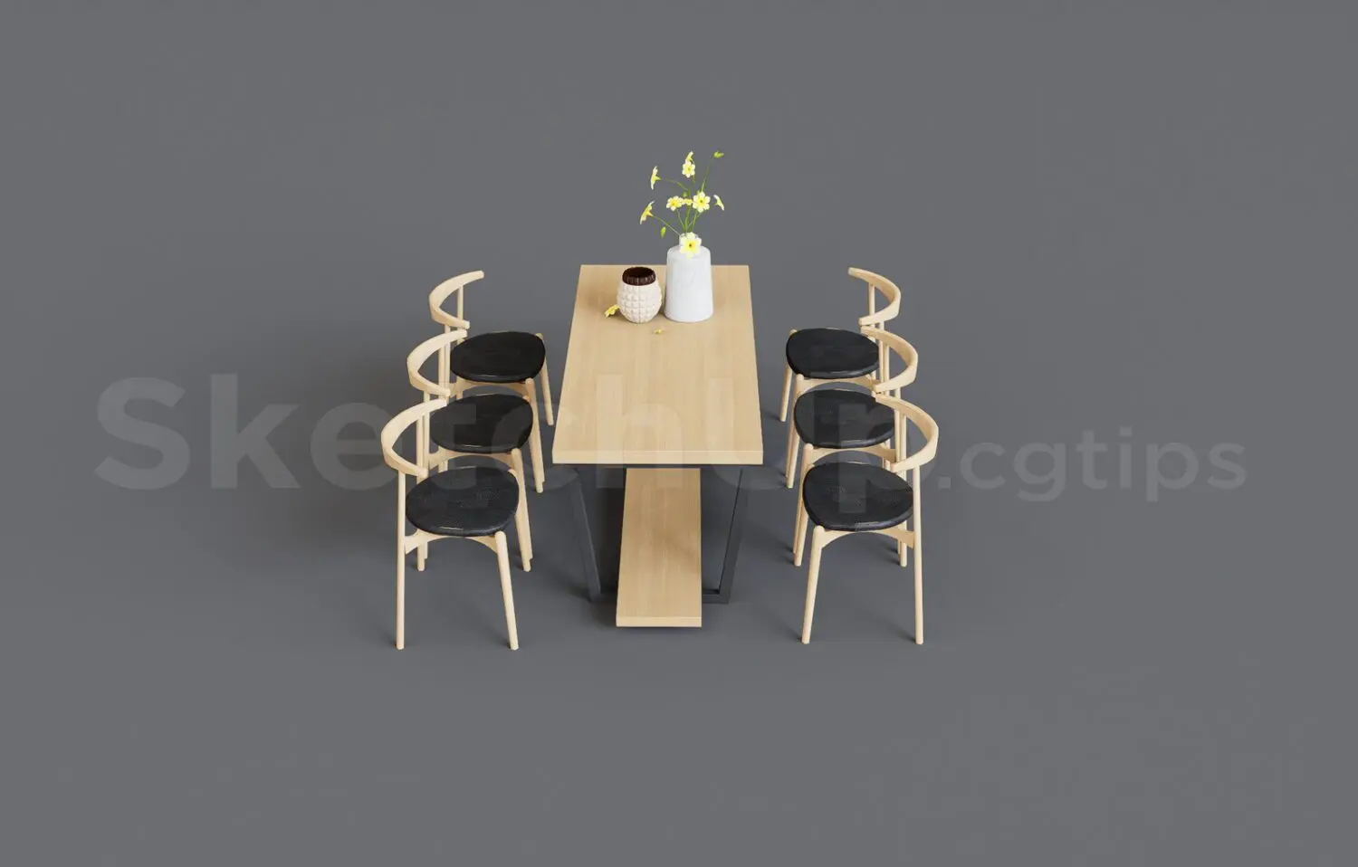 Dining Table — preview 1 (cgtips, CC0)